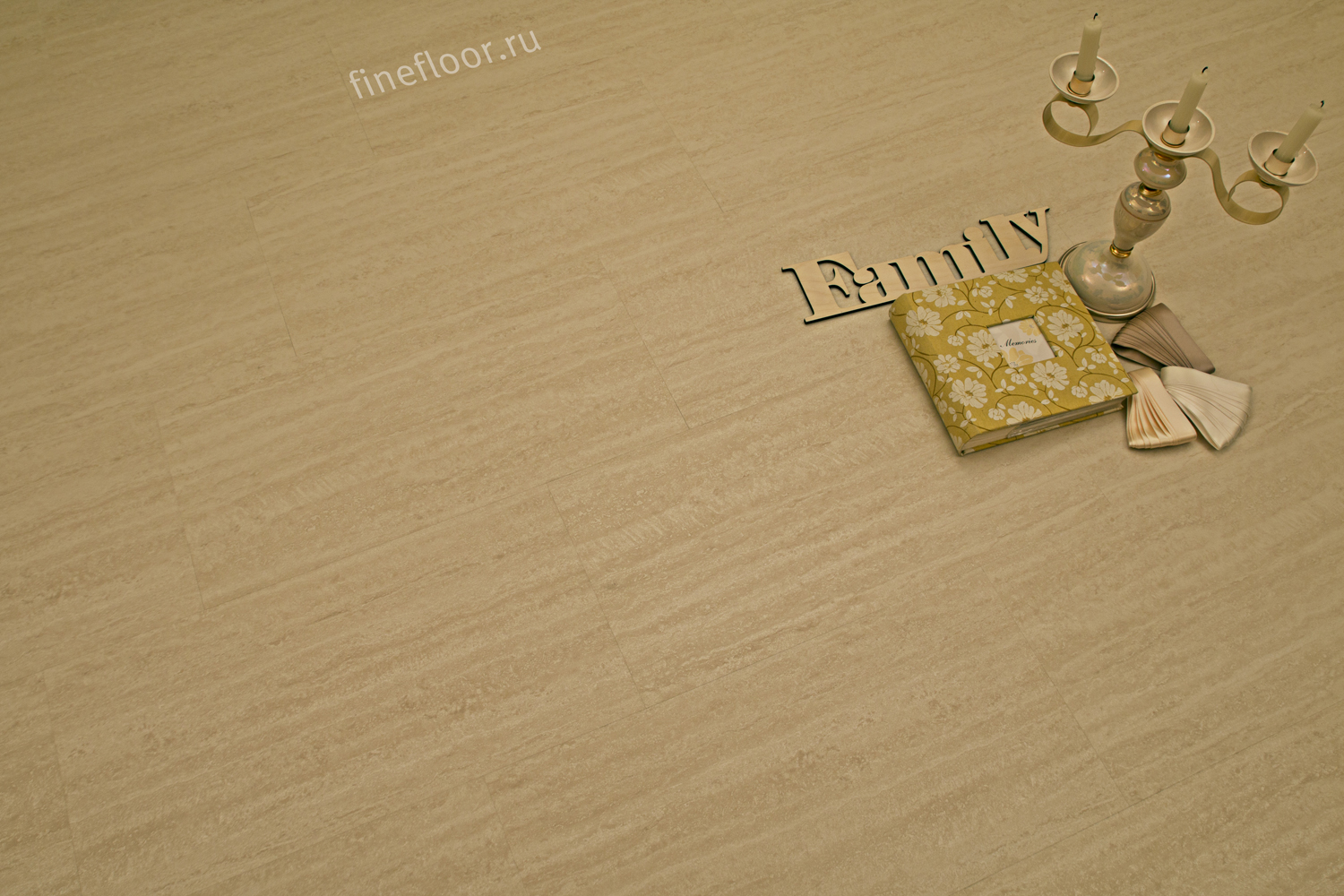 Виниловая плитка EcoClick Stone Шато Де Риво NOX-1597 замок фото в интерьере